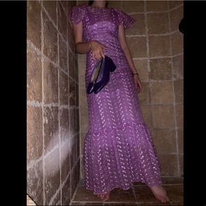 Vintage purple mermaid dress